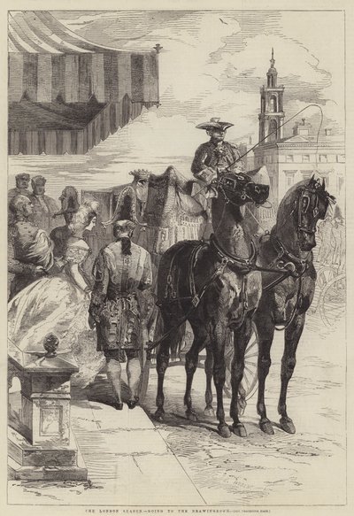 The London Season, going to the Drawingroom by Edmond Morin